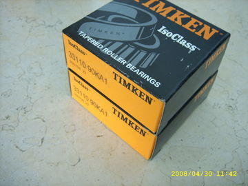 TIMKEN C0 ওপেন একক সারি বেলন ভারবহন Chrome ইস্পাত বিয়ারিং 33110 90KA1